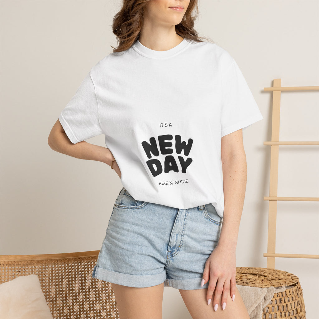 New Day T-Shirt — "It's a New Day" Positive Graphic Tee