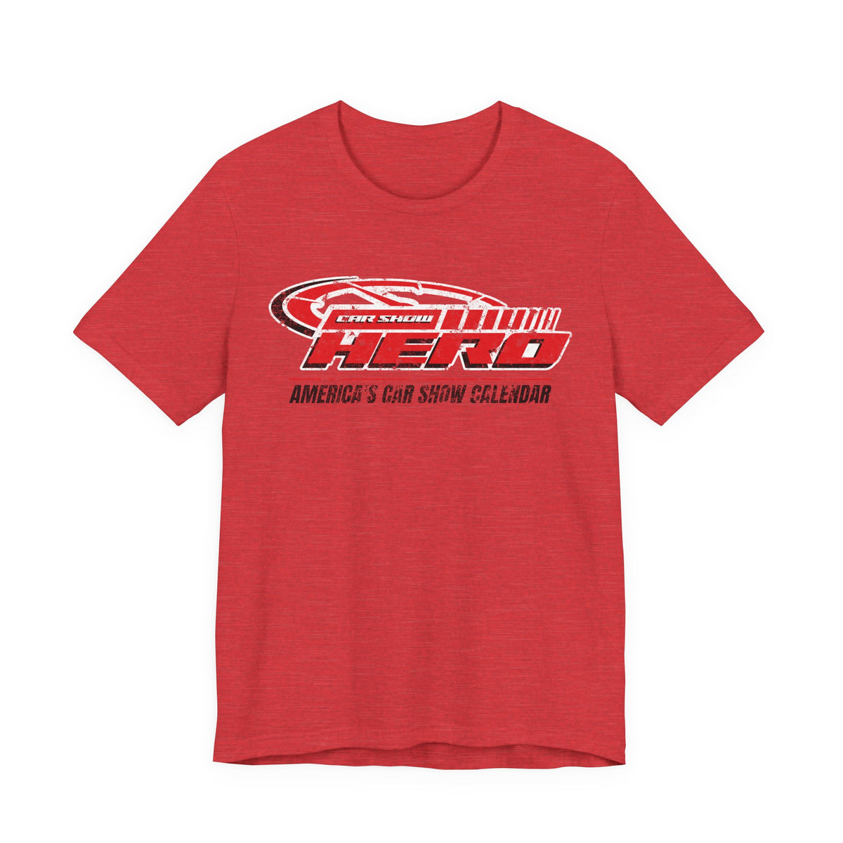 Car Show Hero Vintage Logo Tee – Red