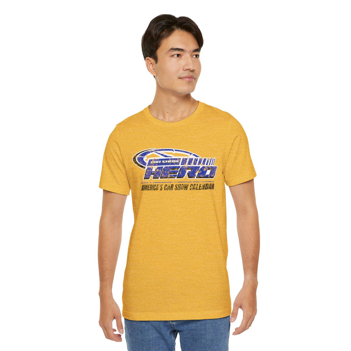 Car Show Hero Vintage Logo Tee – Royal Blue