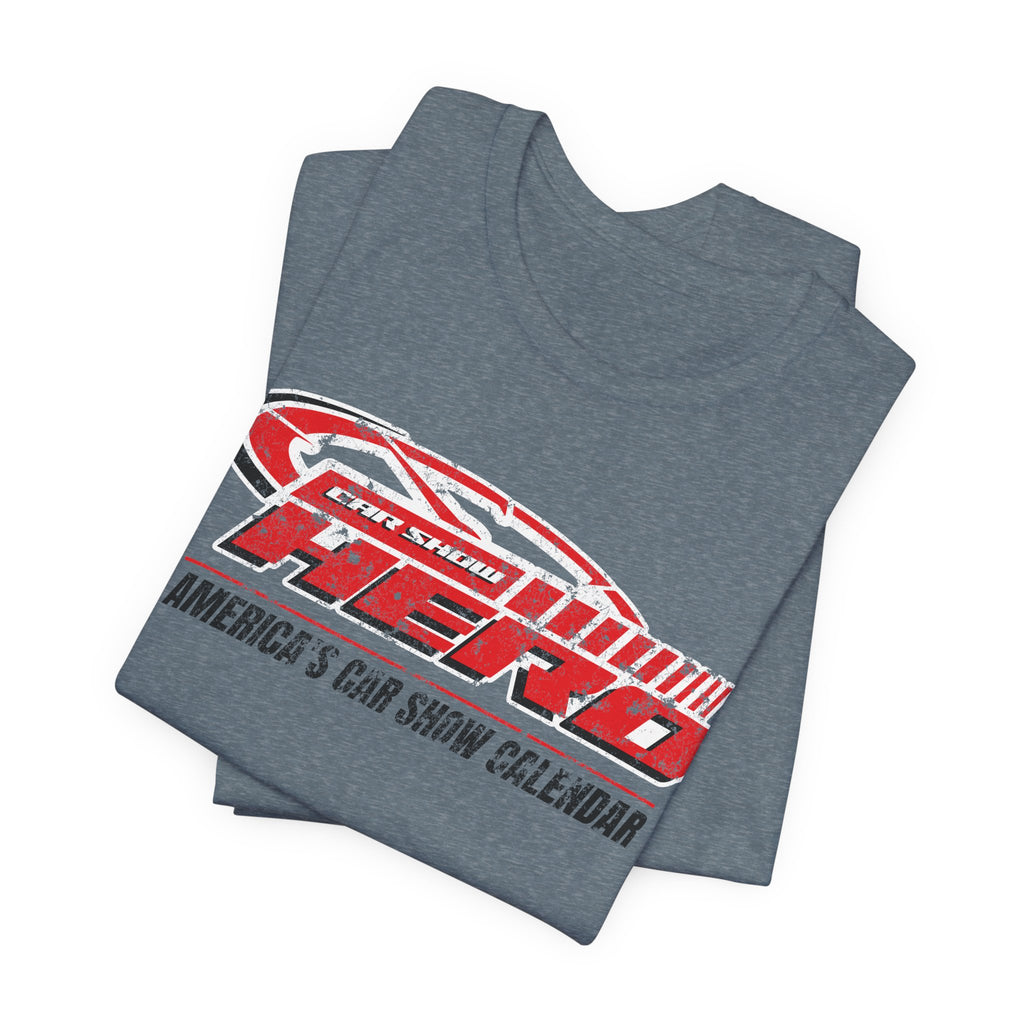 Car Show Hero Vintage Logo Tee – Red