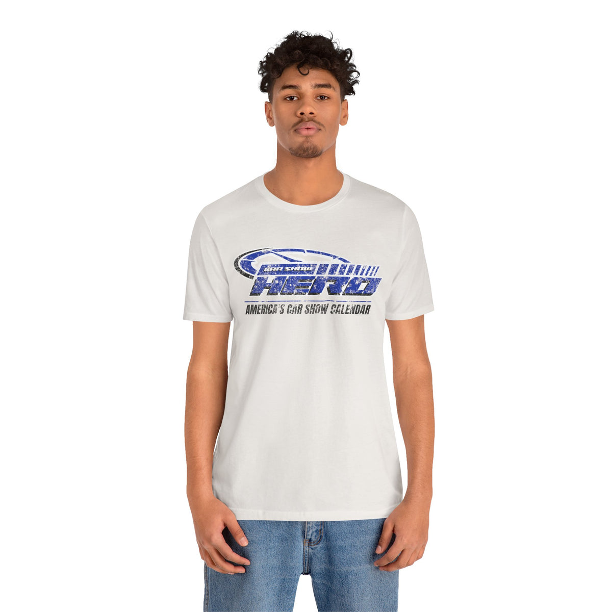 Car Show Hero Vintage Logo Tee – Royal Blue