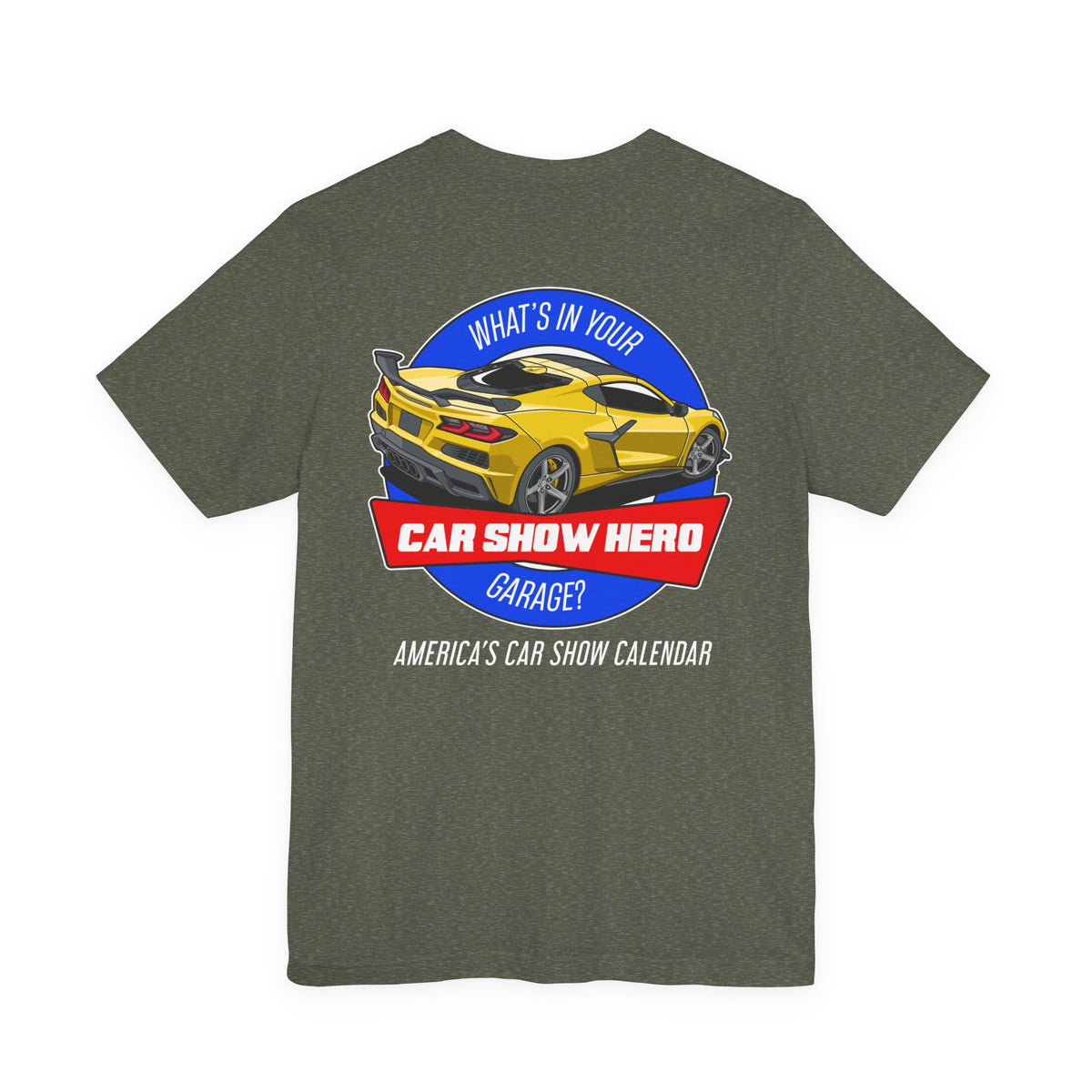 Yellow Supercar Tee – What's In Your Garage? | Car Show Hero