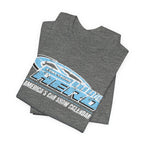 Car Show Hero Vintage Logo Tee – Baby Blue