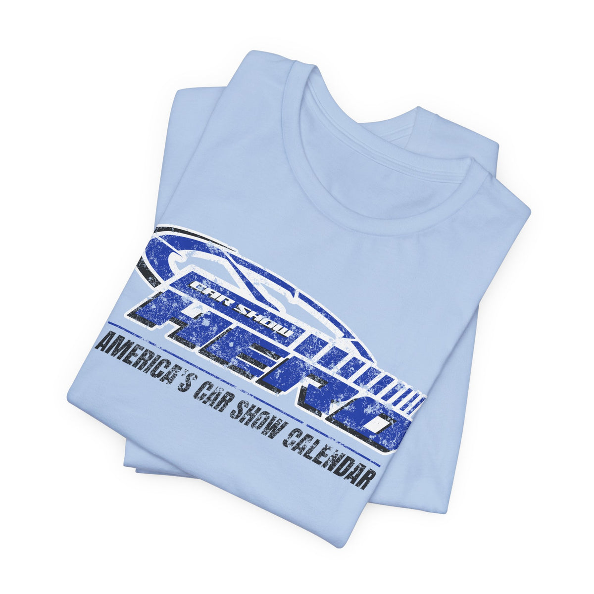 Car Show Hero Vintage Logo Tee – Royal Blue