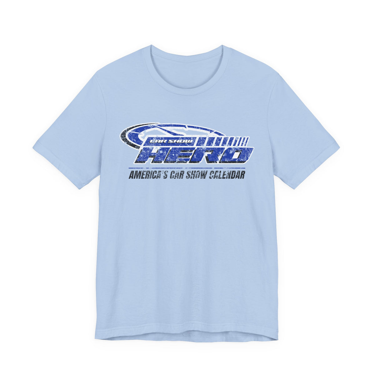 Car Show Hero Vintage Logo Tee – Royal Blue