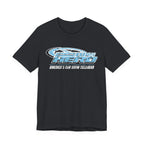 Car Show Hero Vintage Logo Tee – Baby Blue