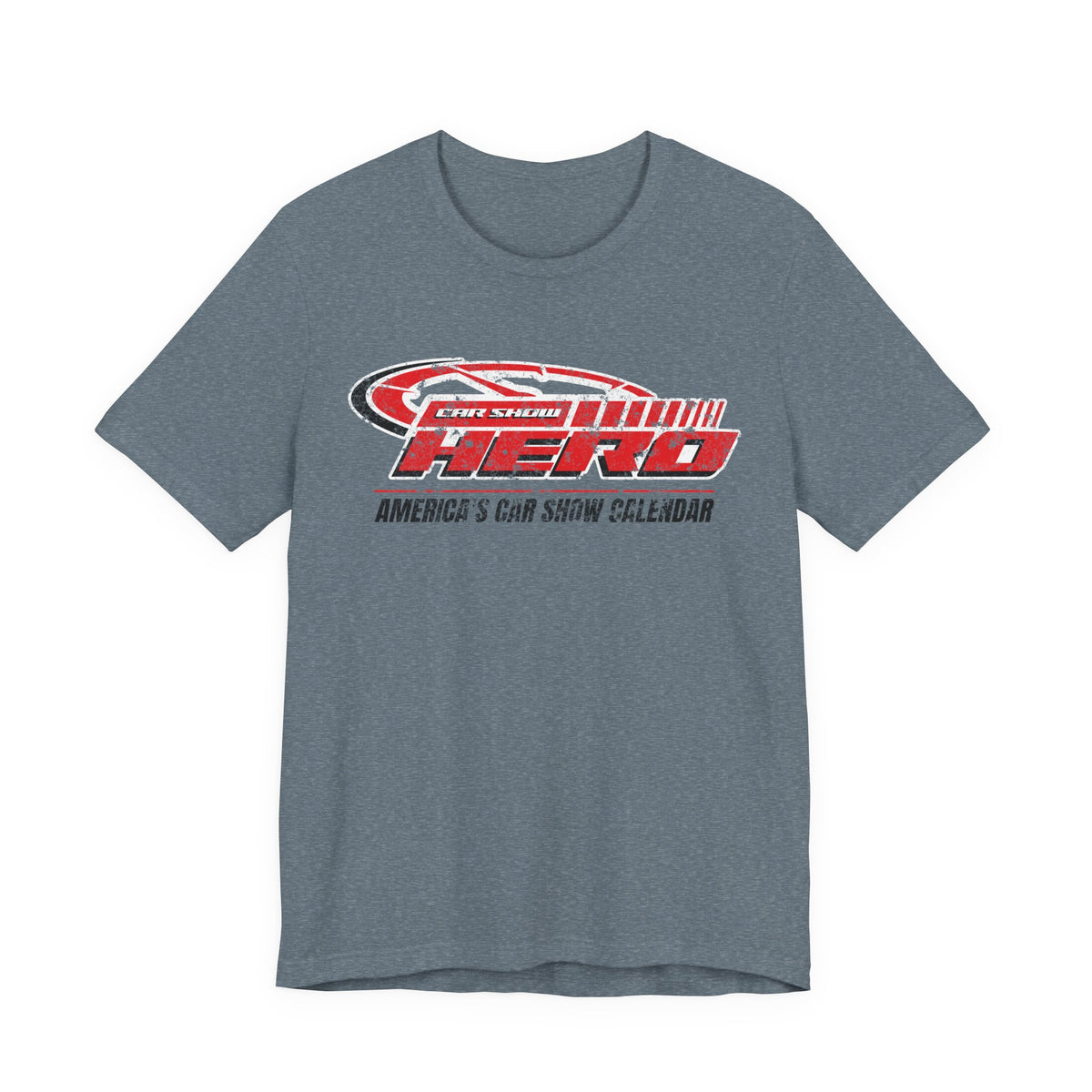 Car Show Hero Vintage Logo Tee – Red