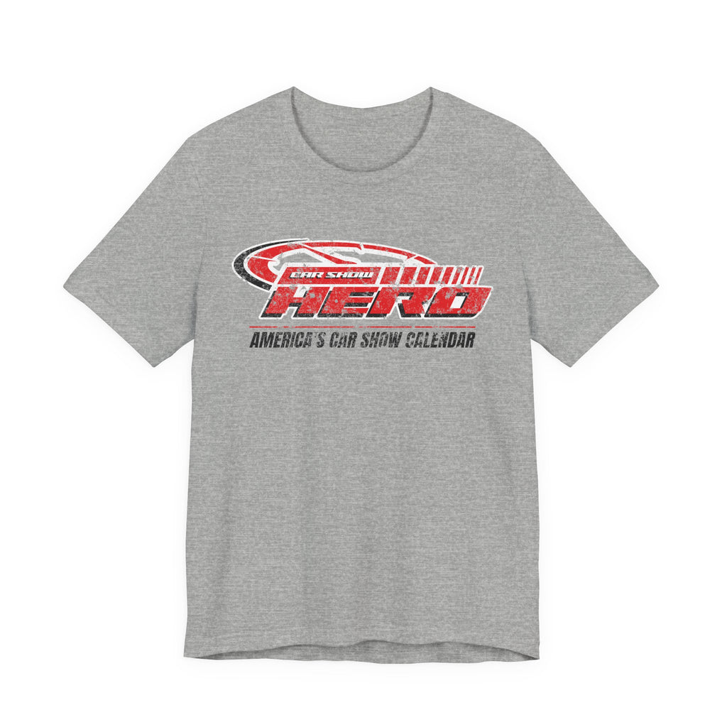 Car Show Hero Vintage Logo Tee – Red