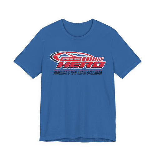 Car Show Hero Vintage Logo Tee – Red