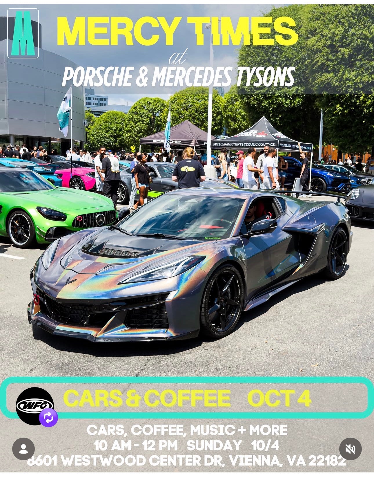 Mercy Times Cars & Coffee – Porsche & Mercedes Tysons