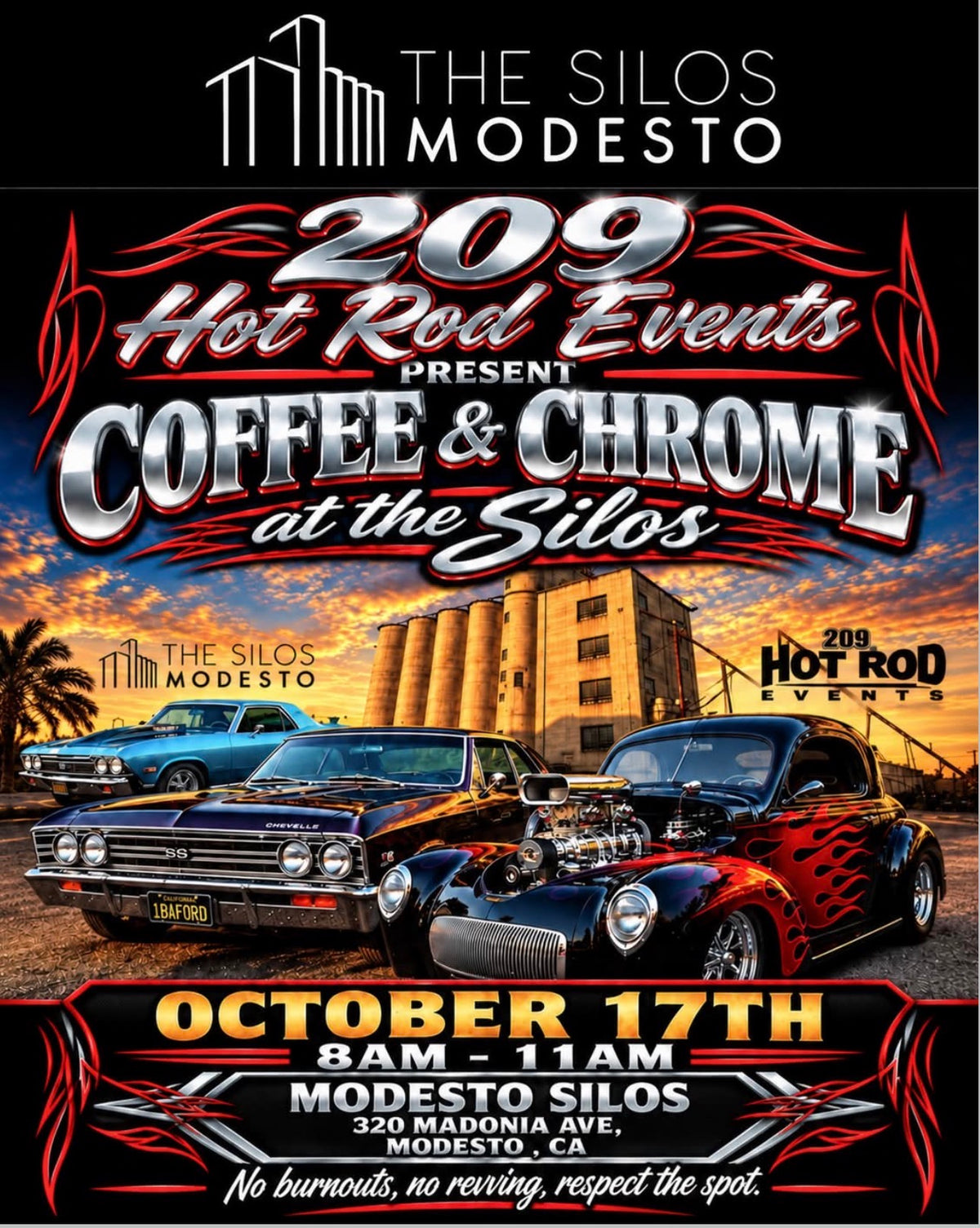 Coffee & Chrome at the Silos