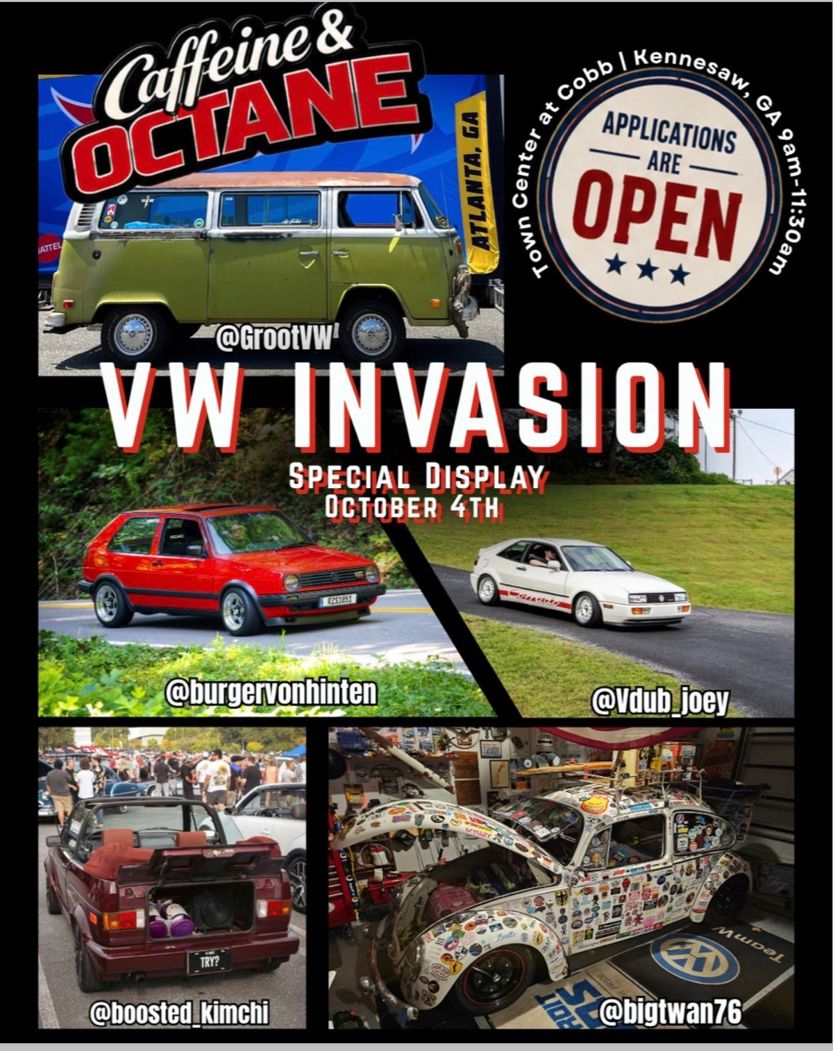 Caffeine & Octane Atlanta: VW Invasion
