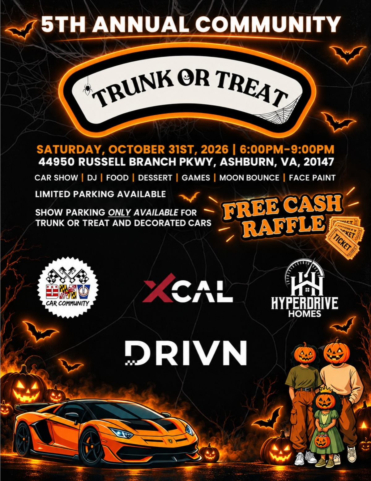 5th Annual Community Trunk or Treat