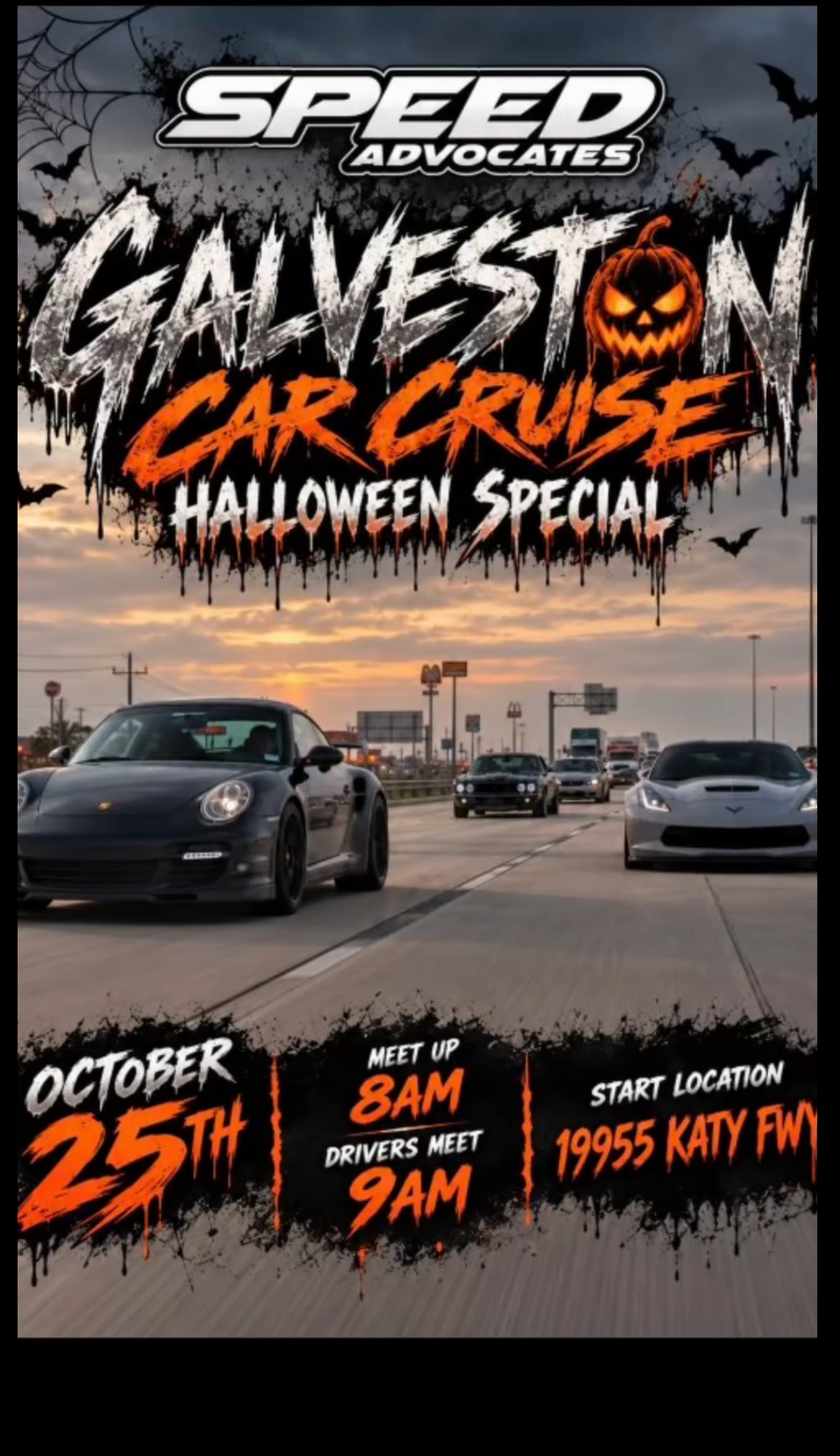 Galveston Car Cruise Halloween Special