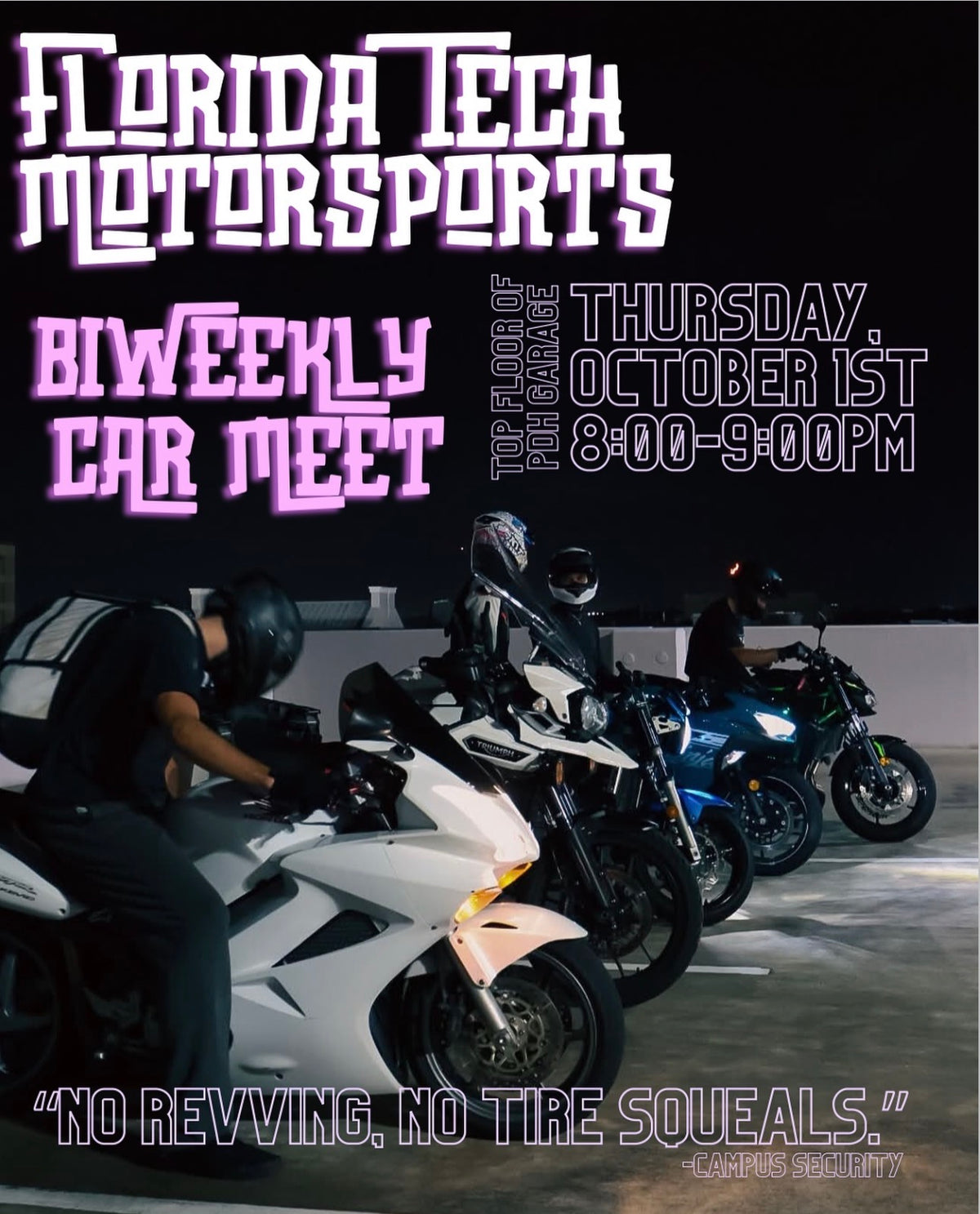 Florida Tech Motorsports Biweekly Car Meet