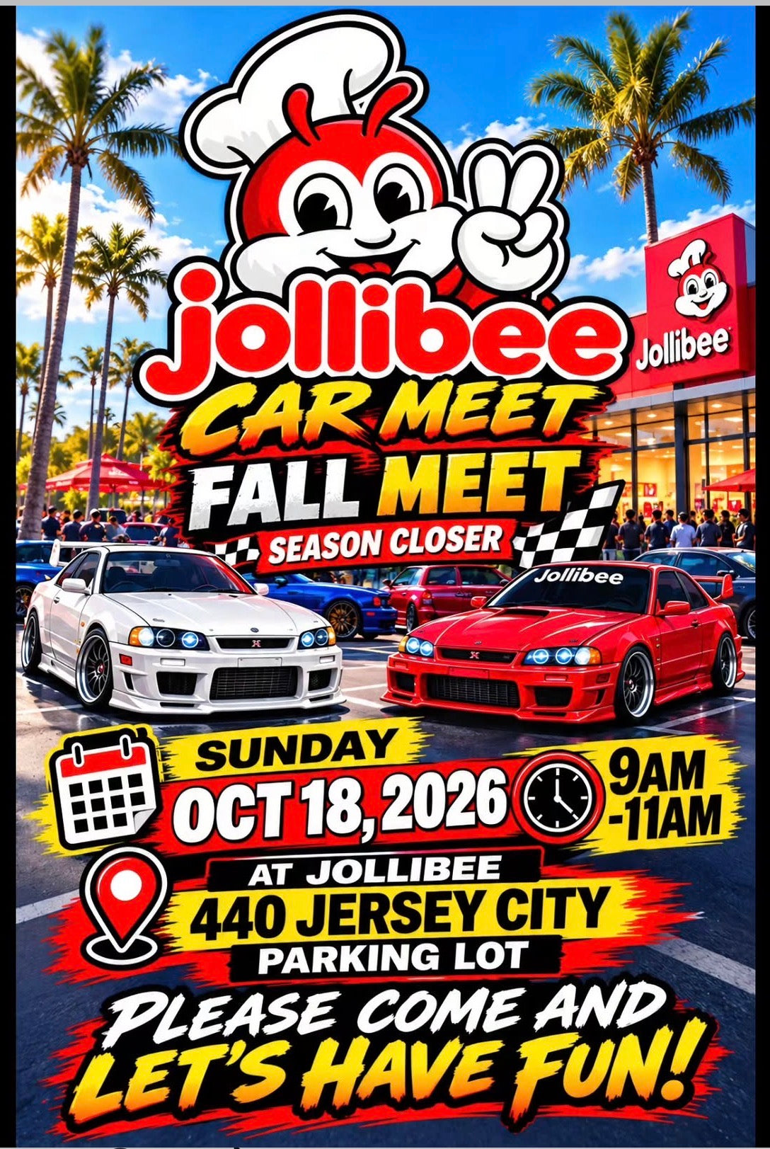 Jollibee Car Meet Fall Meet