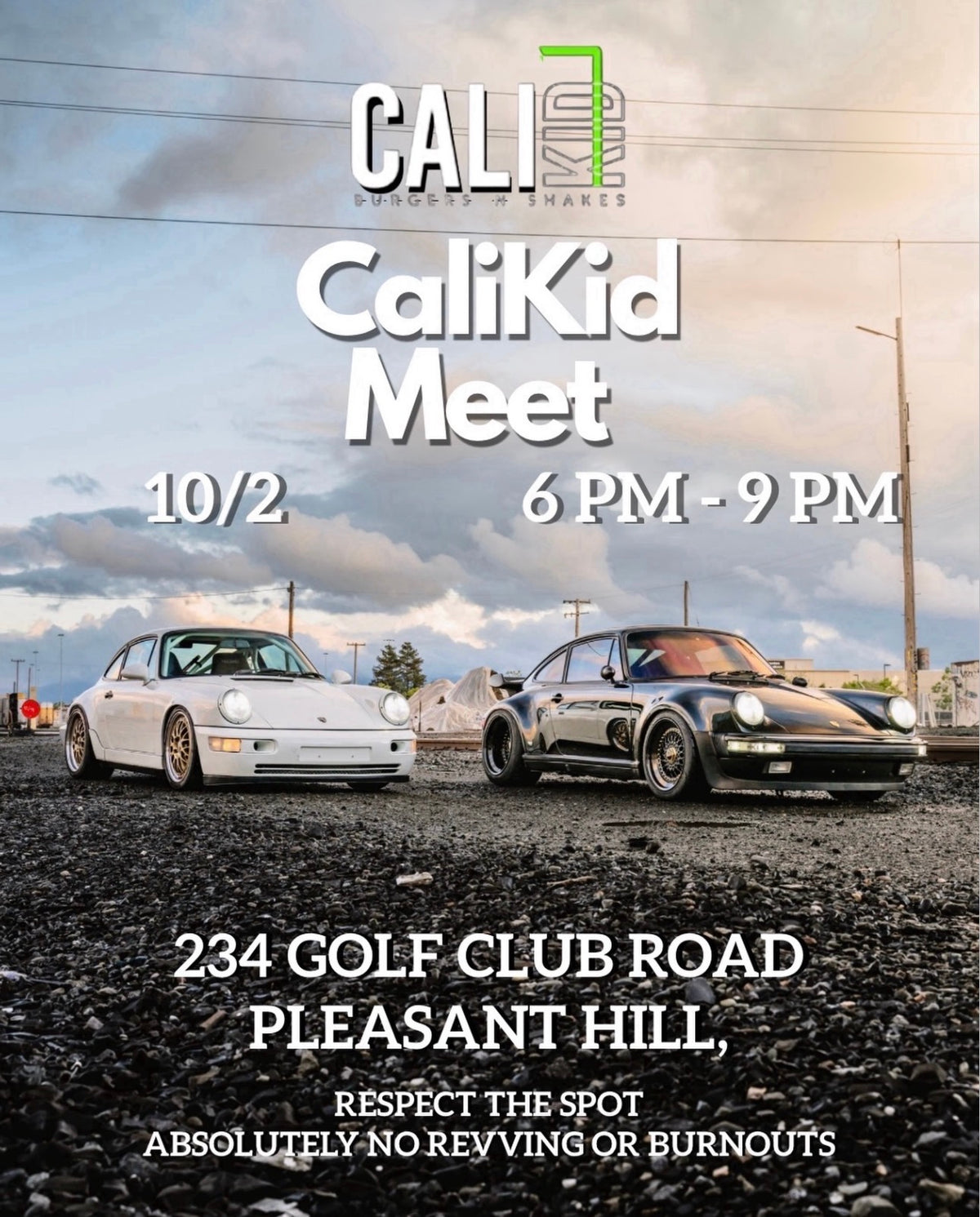 CaliKid Burgers 'N Shakes Night Meet