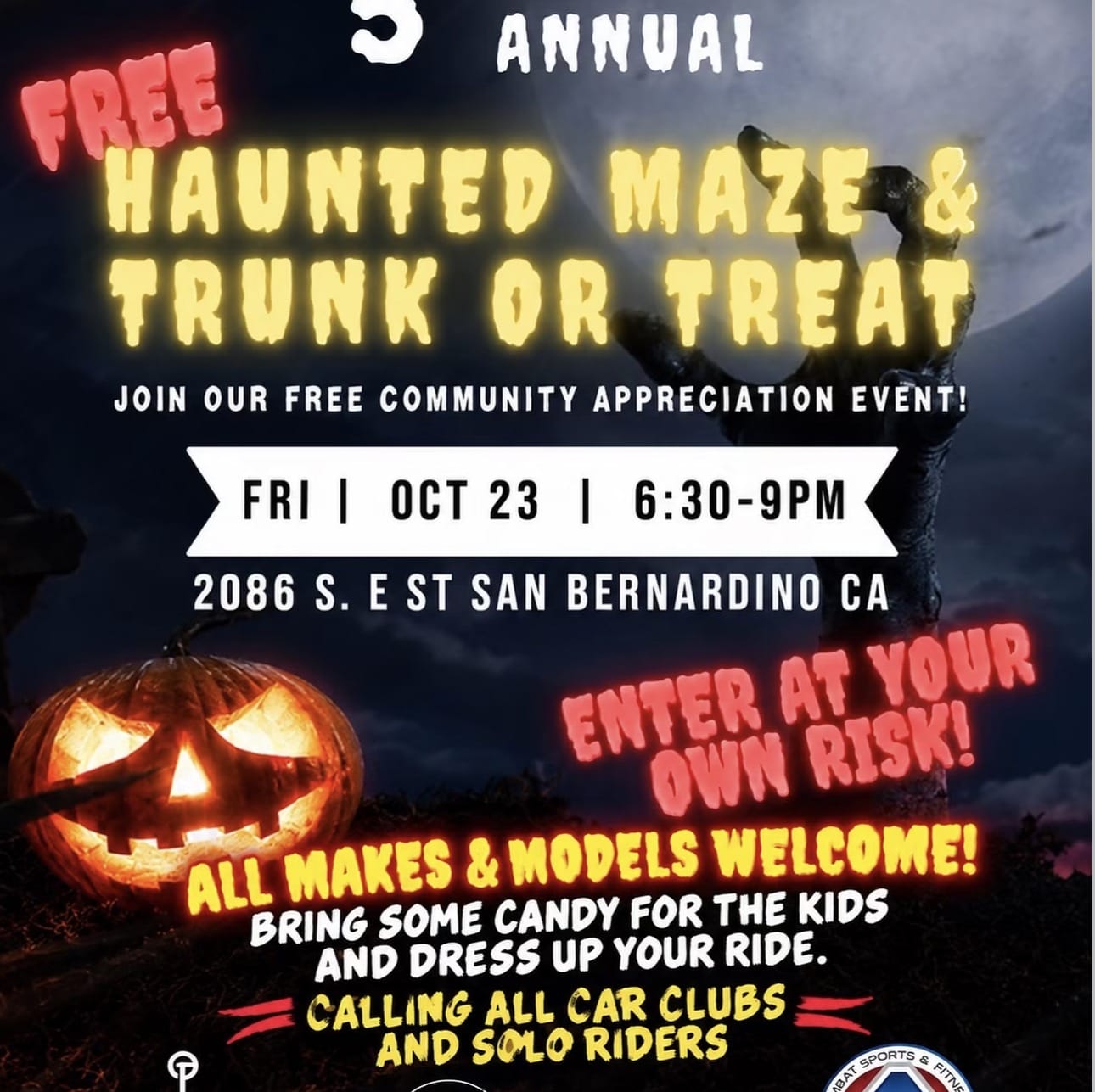 5th Annual Haunted Maze & Trunk or Treat
