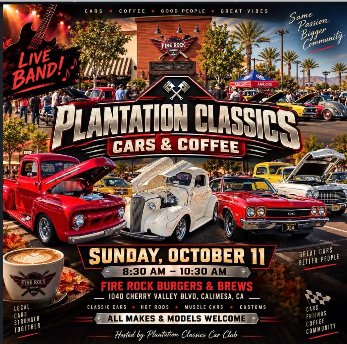 Plantation Classics Cars & Coffee