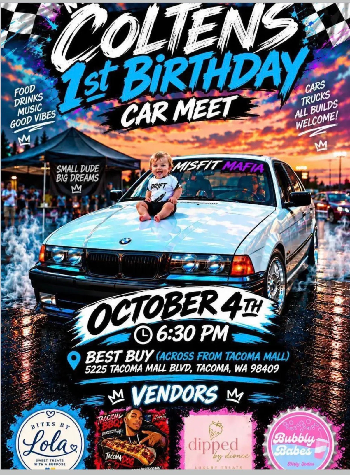 Colten's 1st Birthday Car Meet