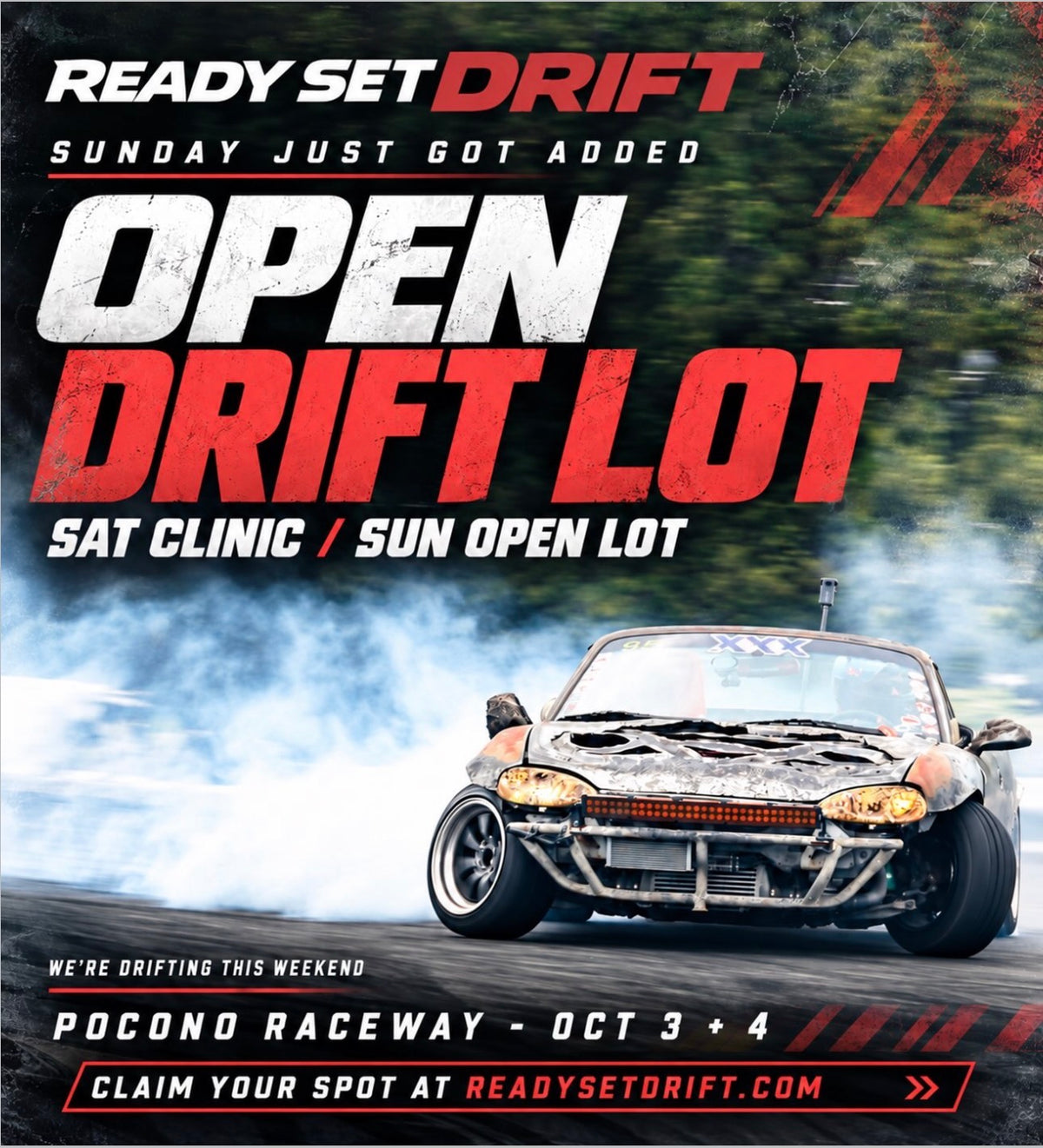 Ready Set Drift Clinic #2 + Open Drift
