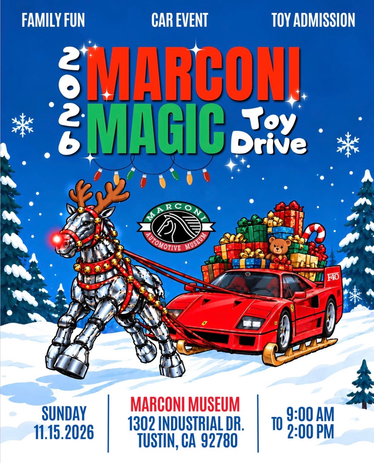 Marconi Magic Toy Drive 2026