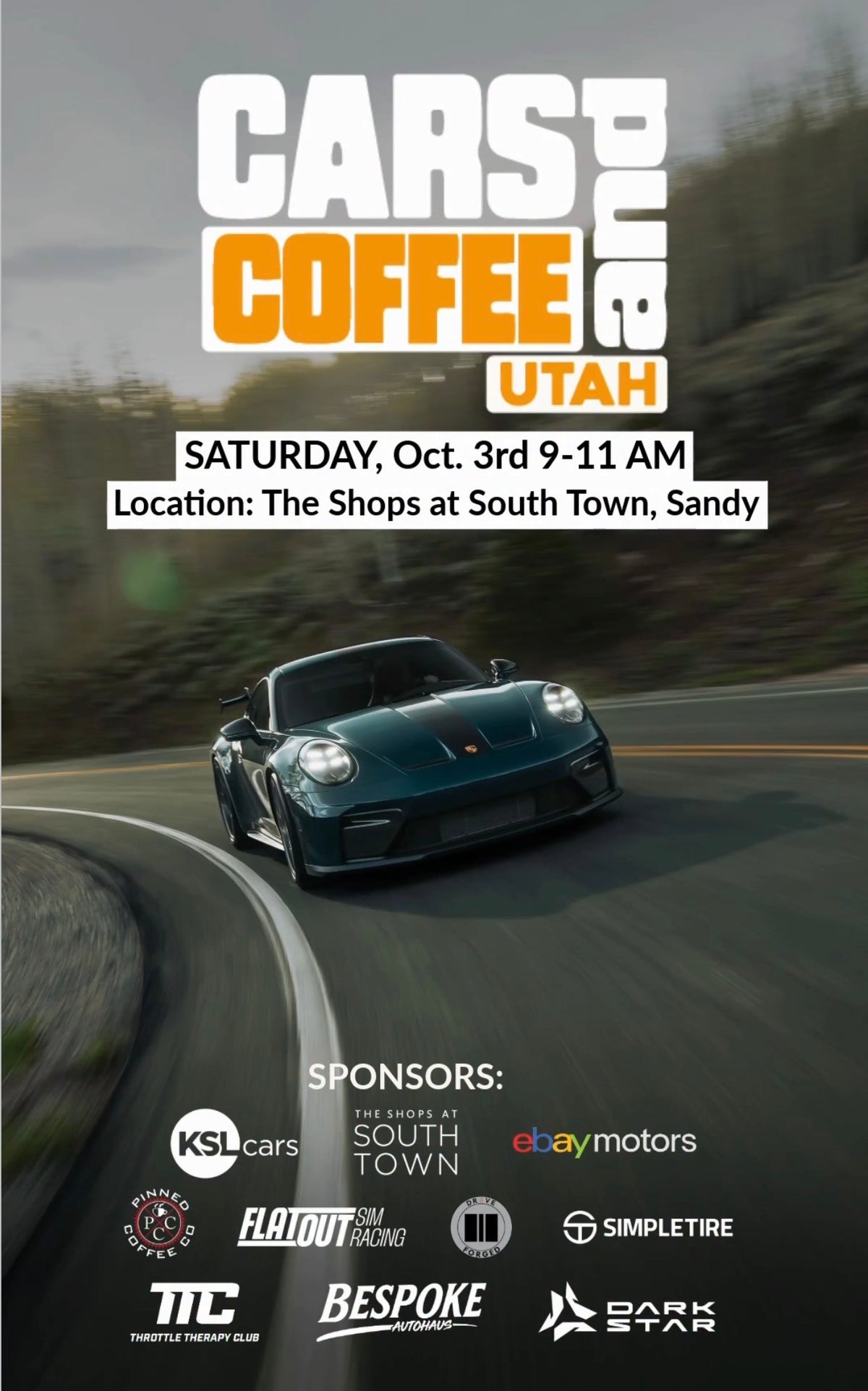 Cars & Coffee Utah at The Shops at South Town