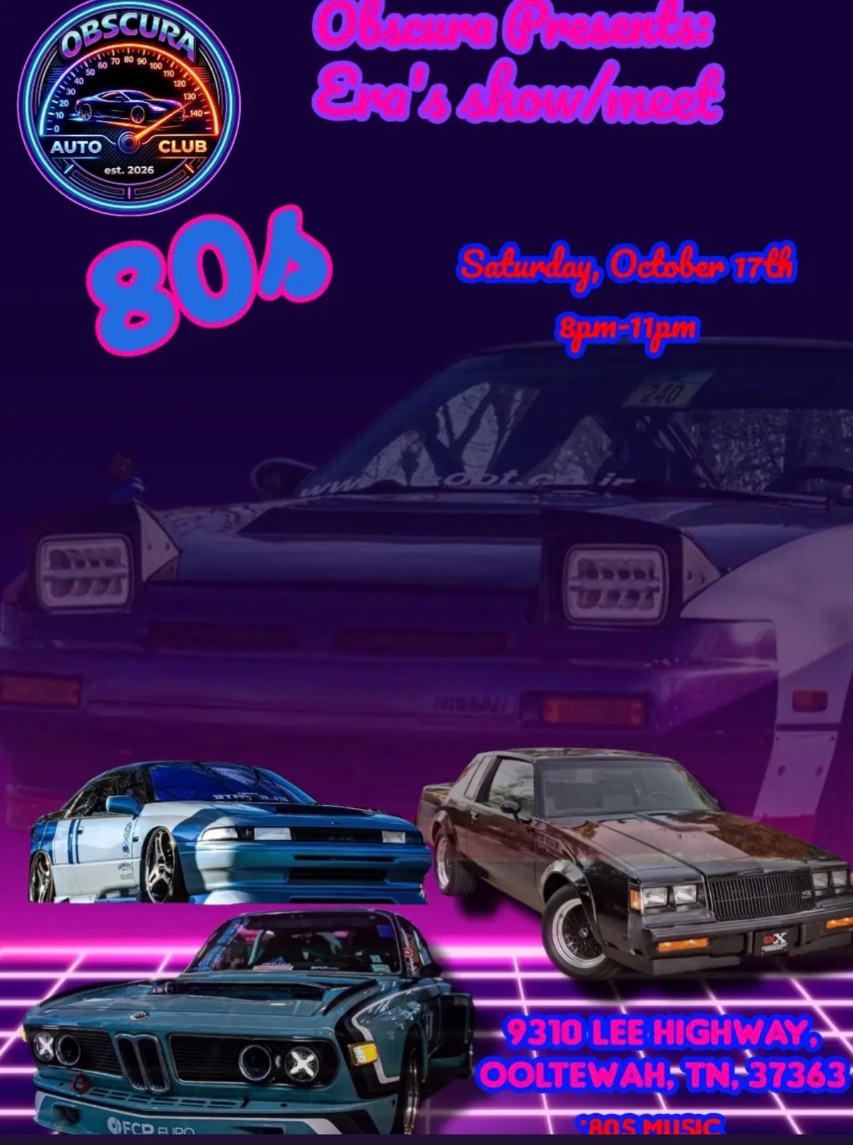 Obscura Presents: Eras Show/Meet