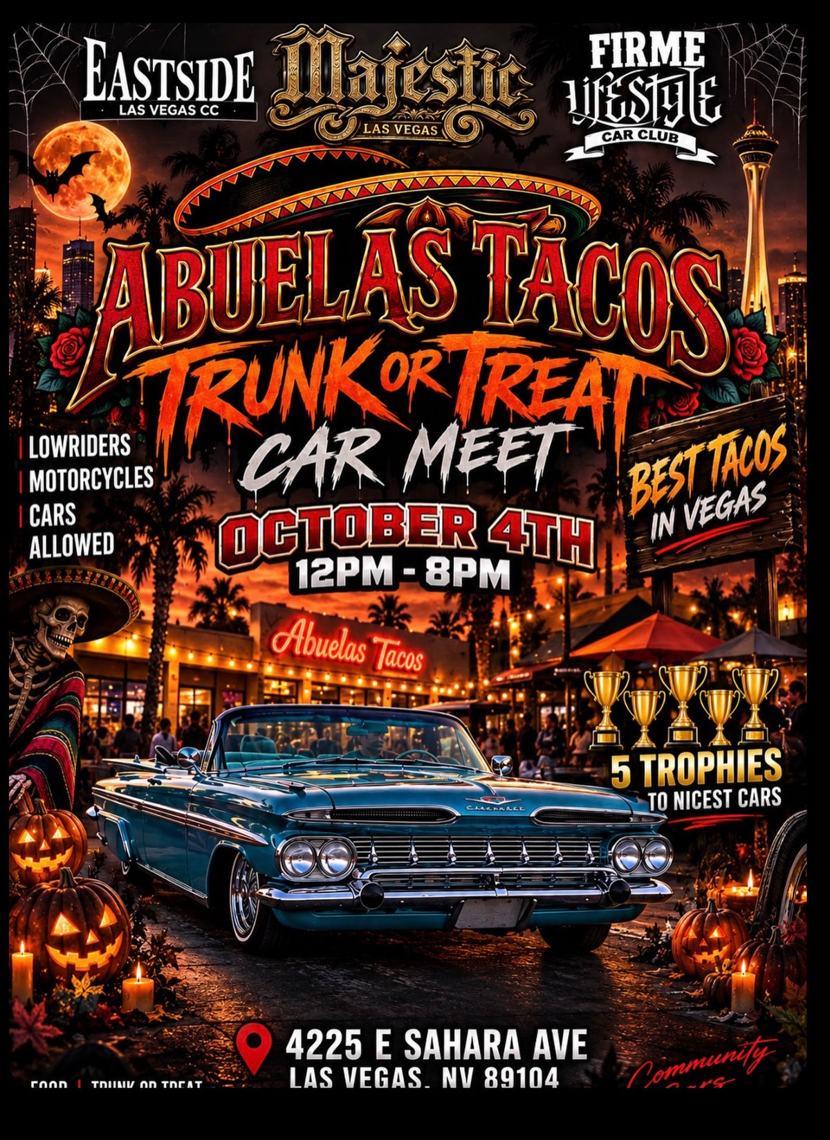Abuela's Tacos Trunk or Treat Car Meet
