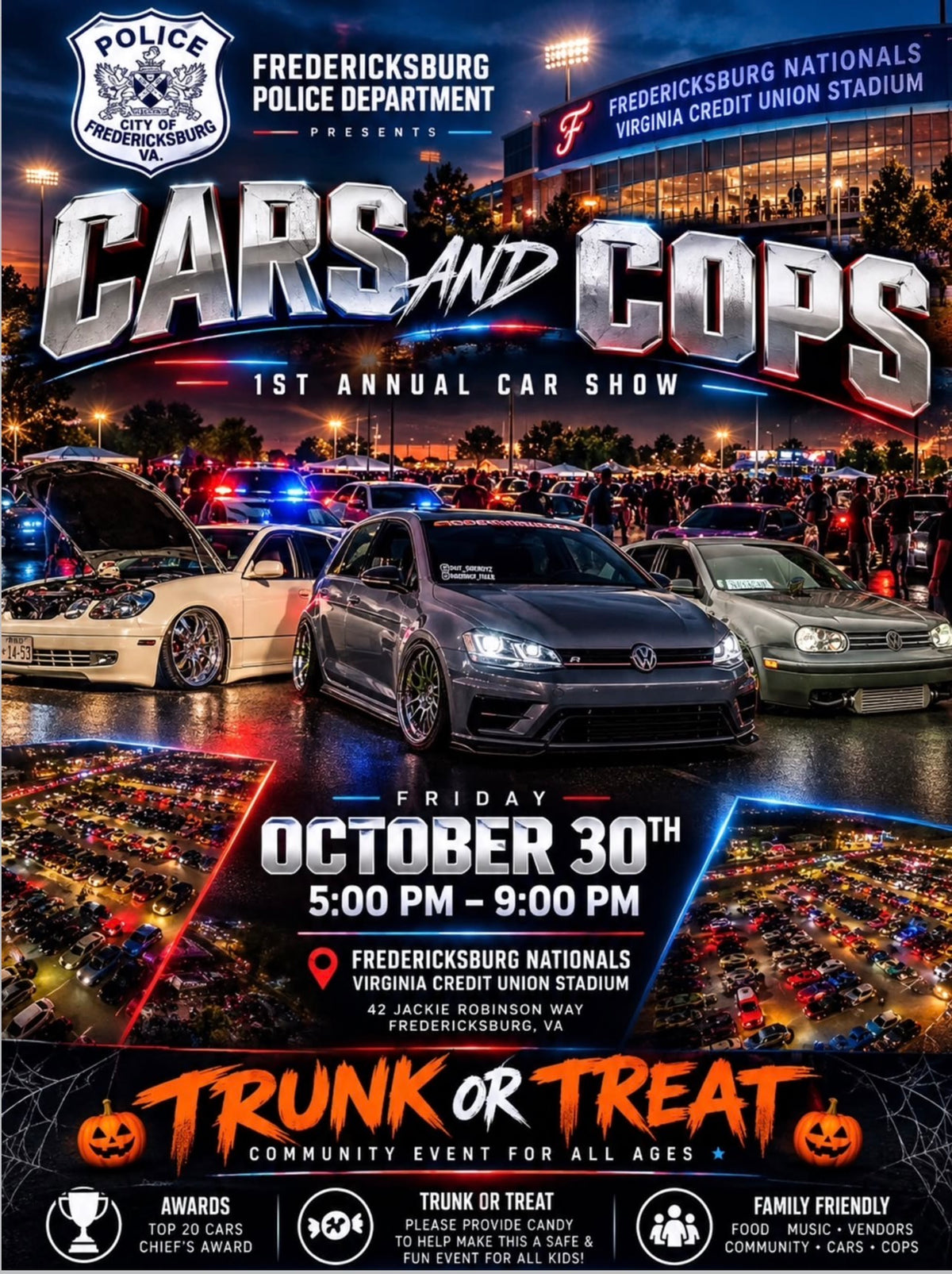 Cars and Cops 1st Annual Car Show