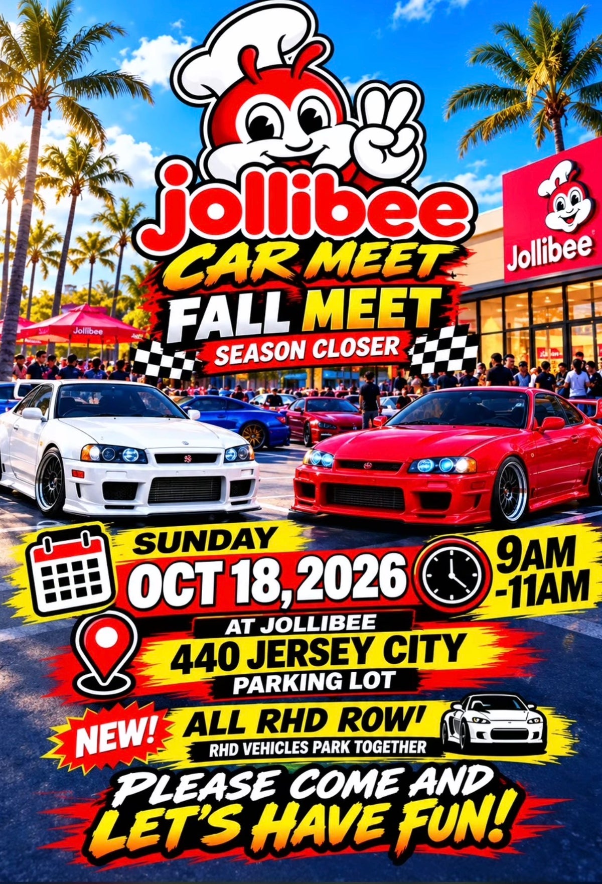 Jollibee Car Meet Fall Meet