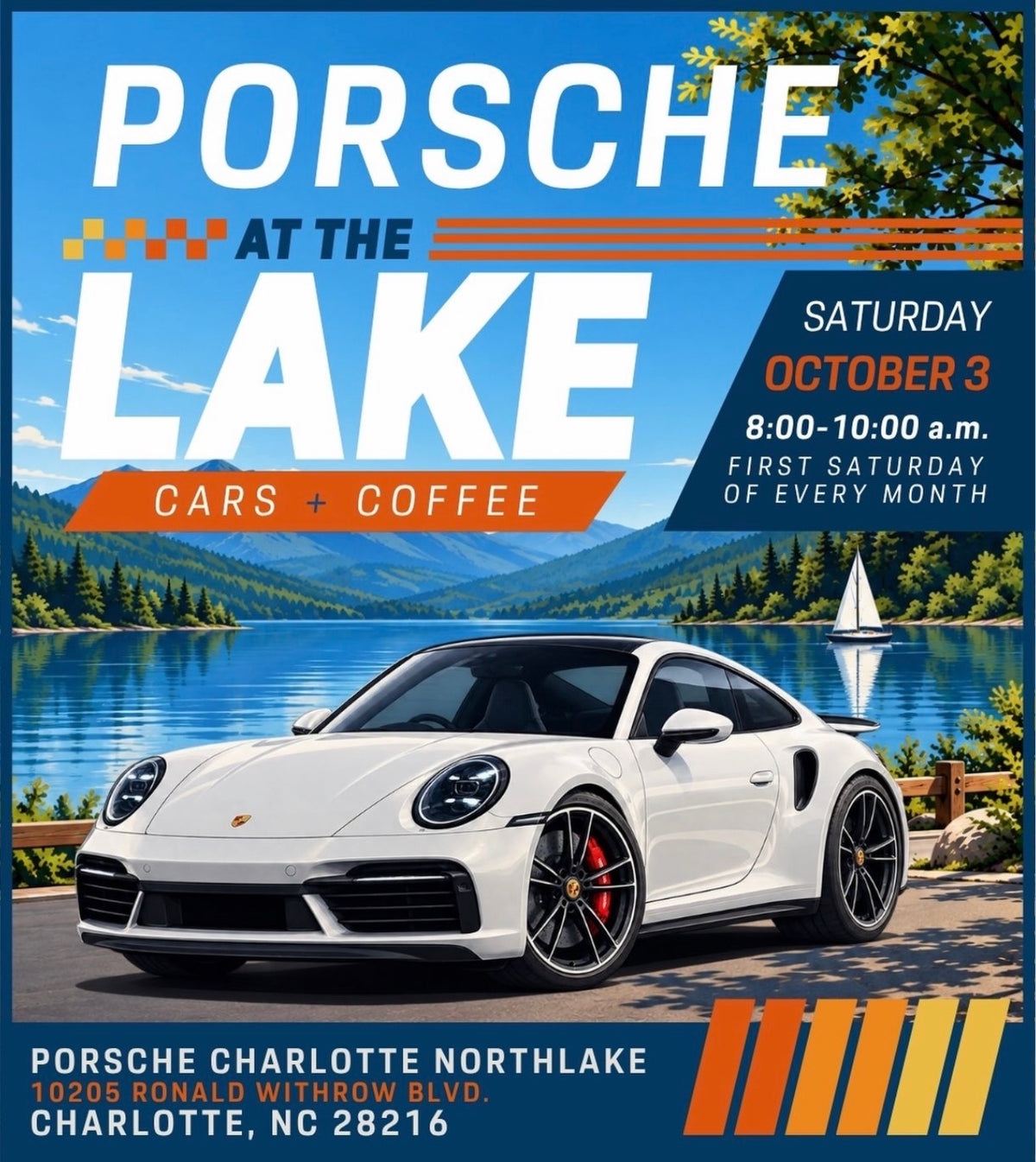 Porsche at the Lake
