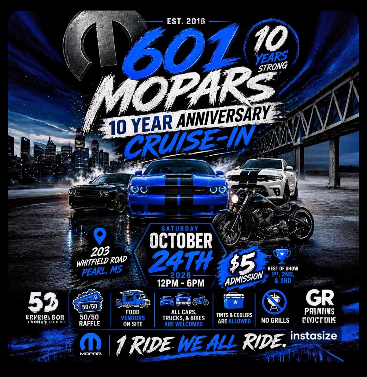 601 Mopars 10 Year Anniversary