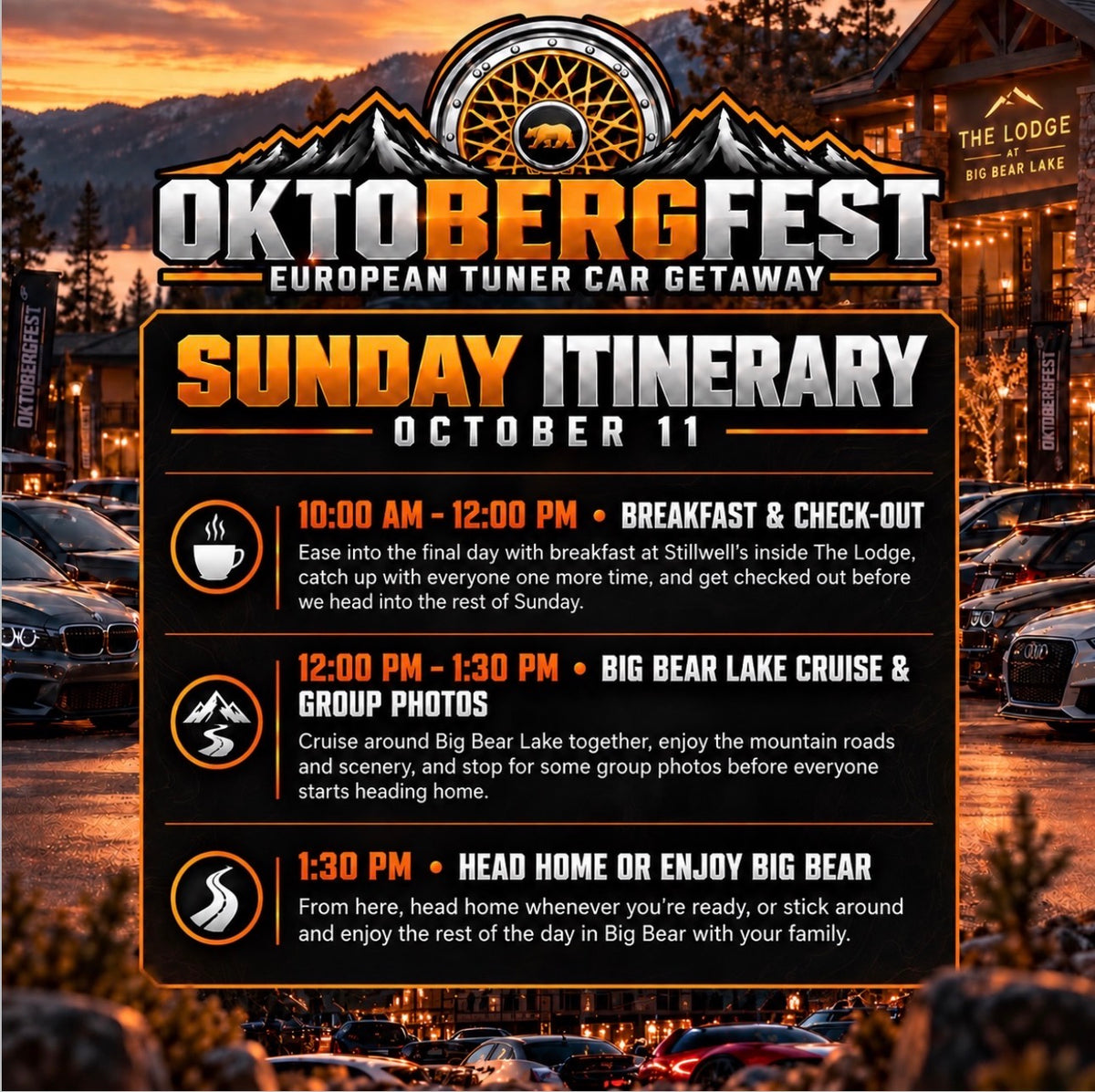 Oktoberfest European Tuner Car Getaway