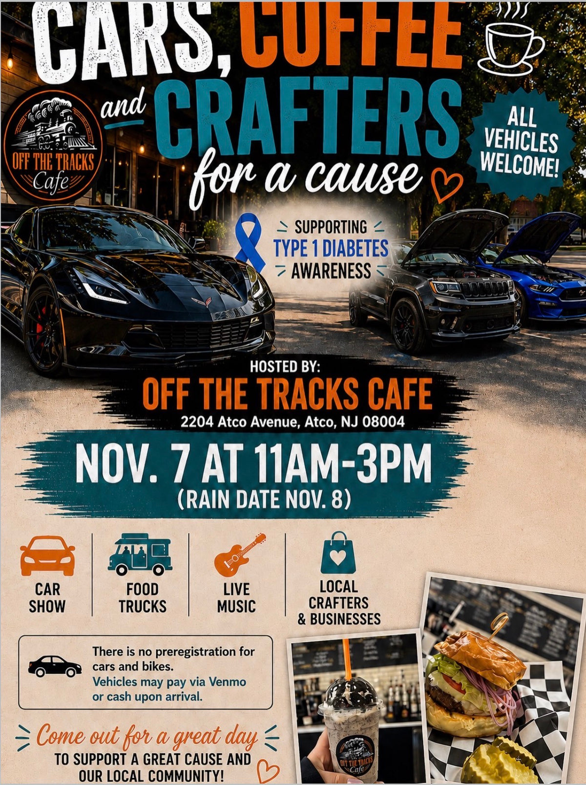 Cars, Coffee and Crafters for a Cause