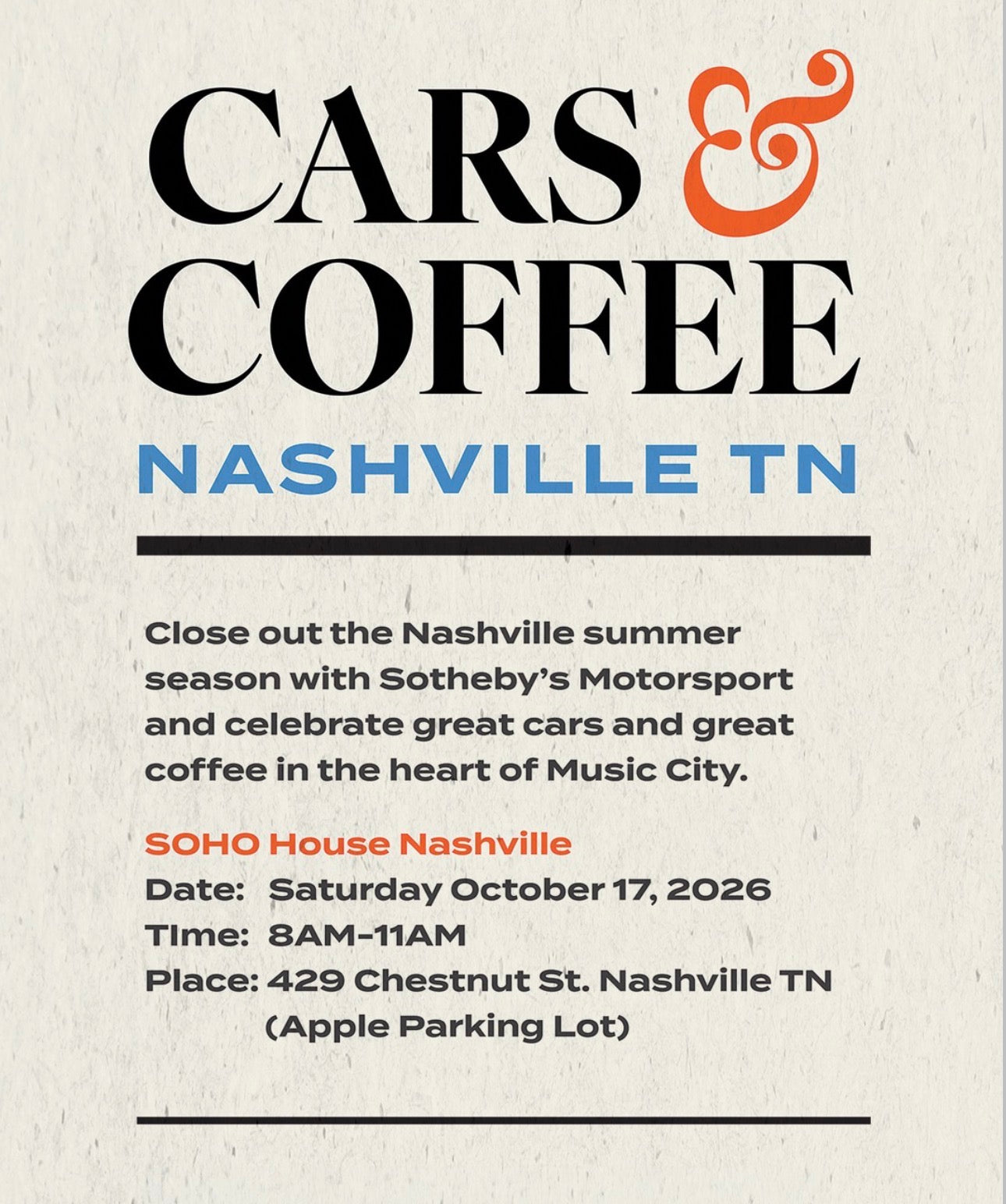Cars & Coffee Nashville