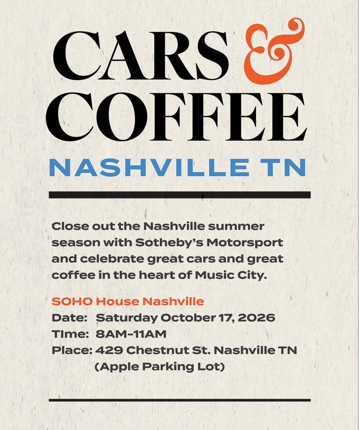 Cars & Coffee Nashville