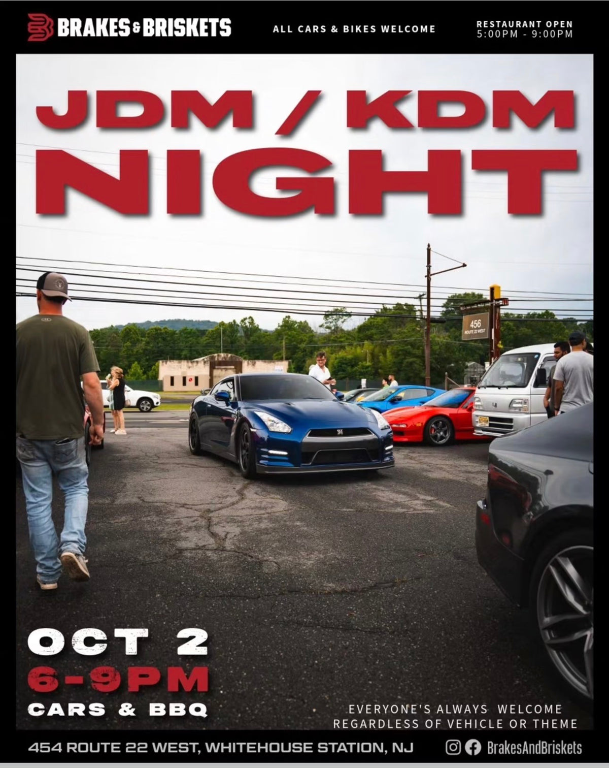 JDM/KDM Night at Brakes & Briskets