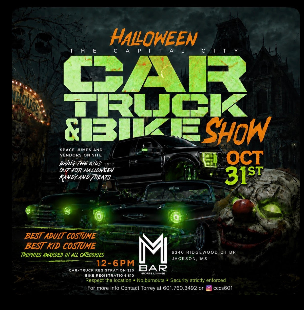 Halloween Capital City Car Truck & Bike Show