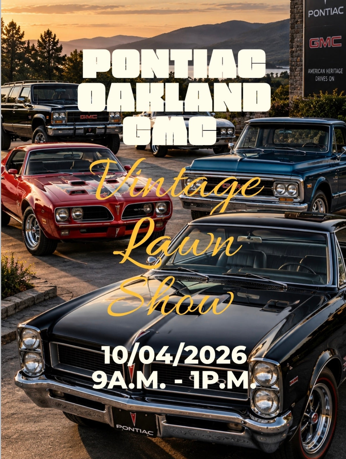 Pontiac-Oakland-GMC Vintage Lawn Show