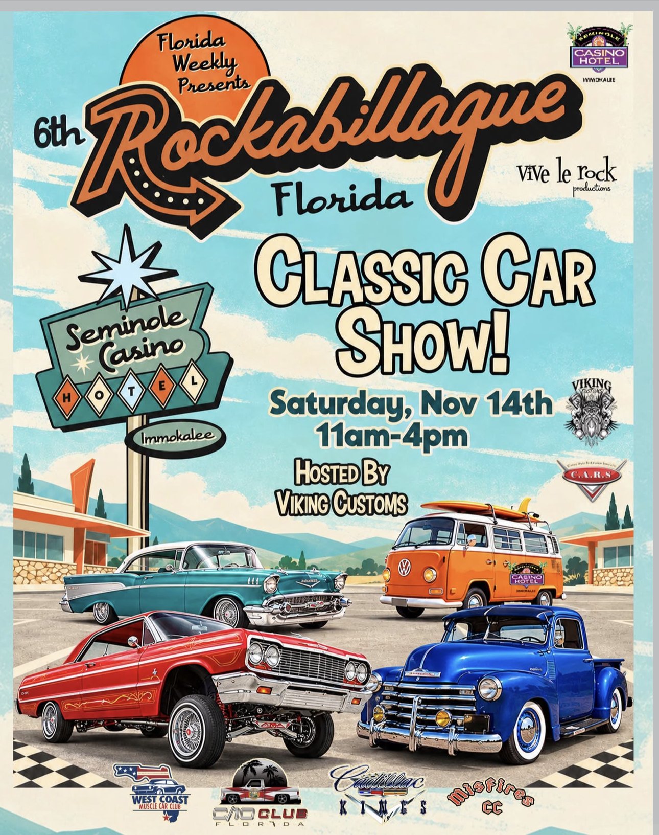 6th Rockabillyque Classic Car Show