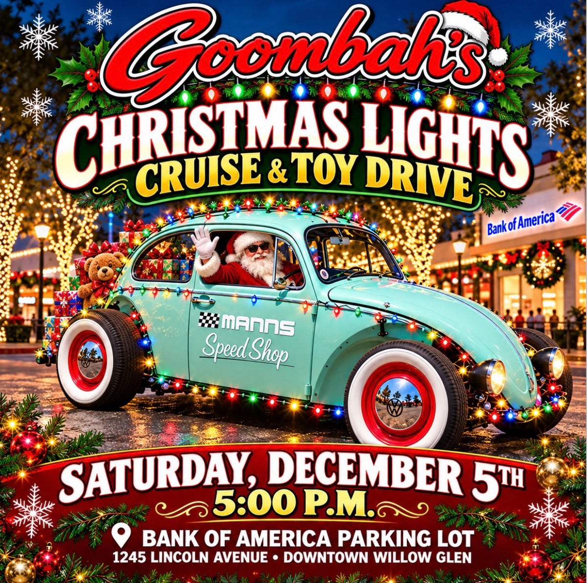 Goombah's Christmas Lights Cruise & Toy Drive