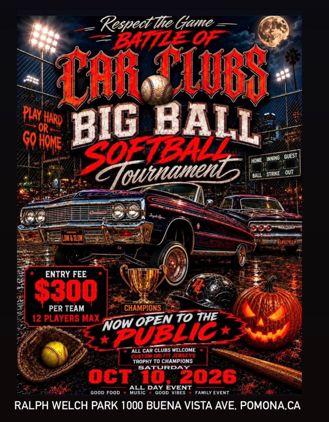 Battle of Car Clubs Big Ball Softball Tournament