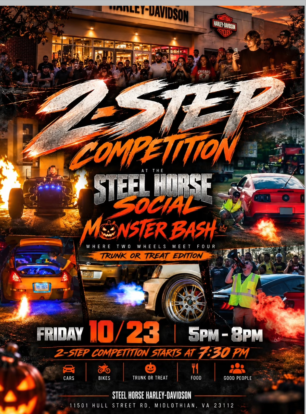 2-Step Competition at the Steel Horse Social Monster Bash