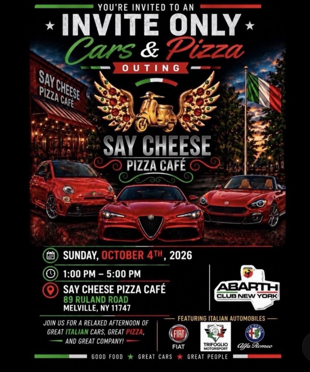 Cars & Pizza Outing