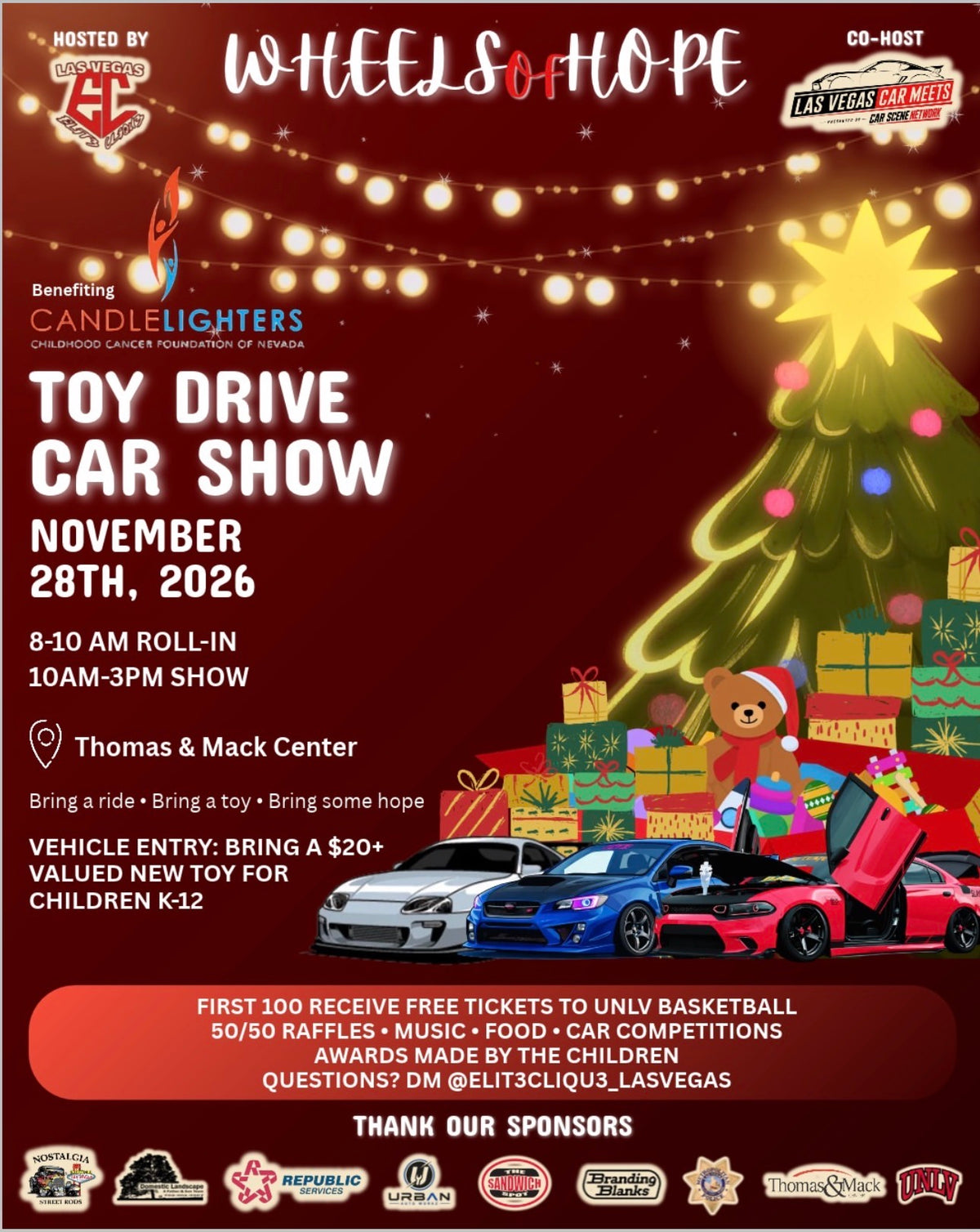 Toy Drive Car Show
