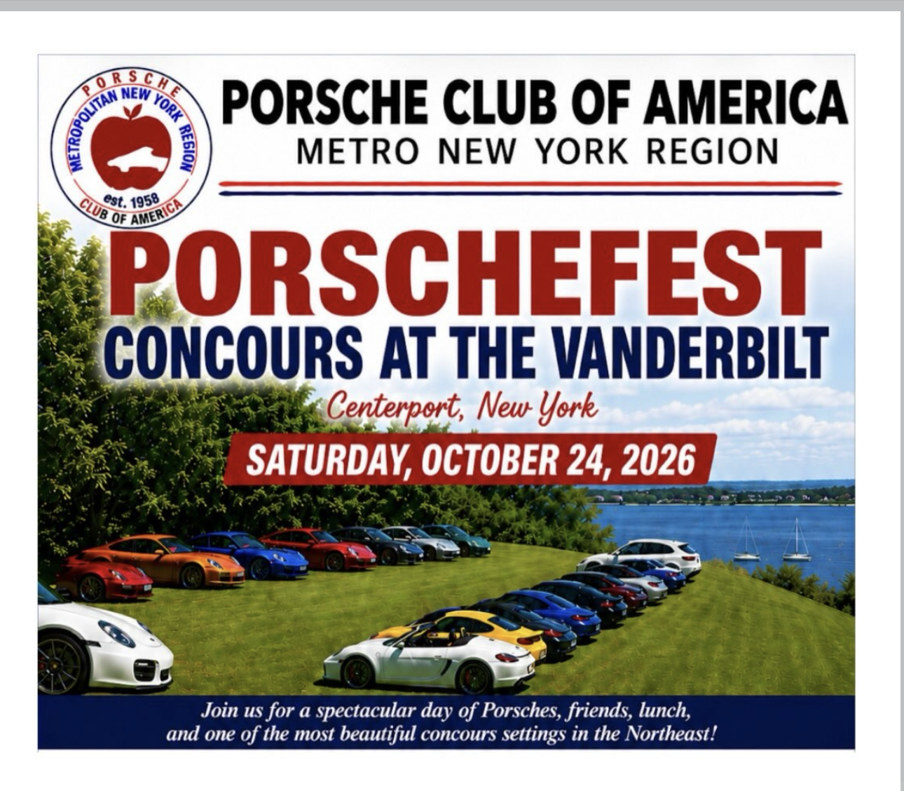 Porschefest Concours at the Vanderbilt