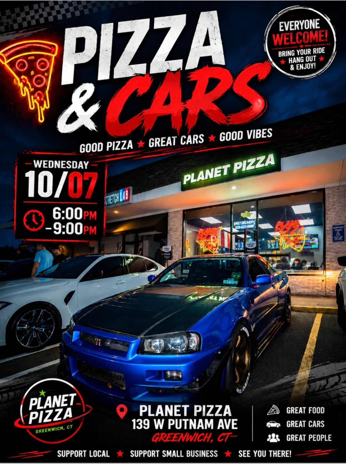 Pizza & Cars