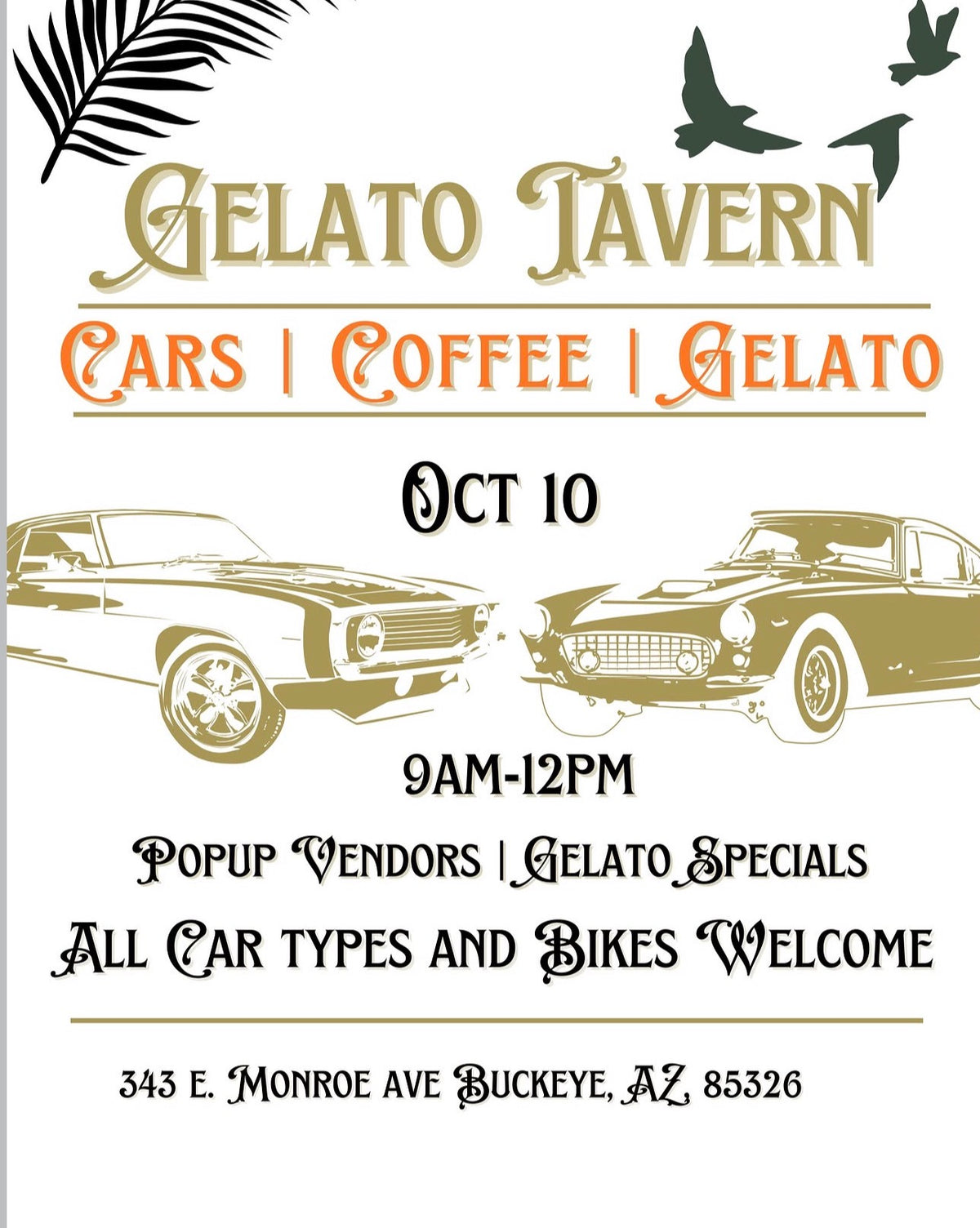 Cars | Coffee | Gelato