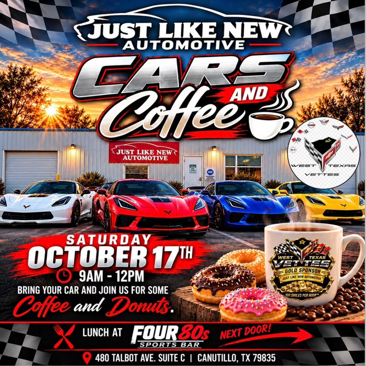 Just Like New Automotive Cars and Coffee